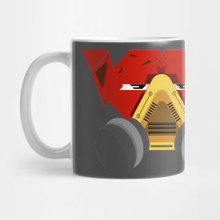 Monkey Head (red) Mug